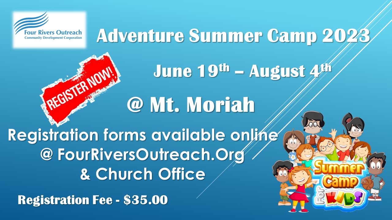 Adventure Summer Camp 2023 Registration